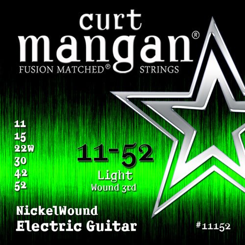 Curt Mangan 11-52 (Wound 3rd) Nickel Wound Electric Guitar Strings | Guitar Gear Pro
