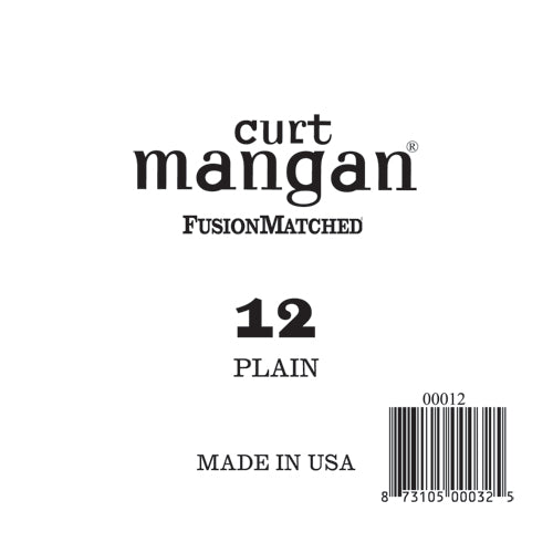 Curt Mangan 12 Plain Ball End Single String - Guitar Gear Pro