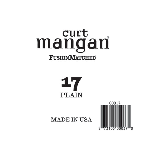 Curt Mangan 17 Plain Ball End Single String - Guitar Gear Pro