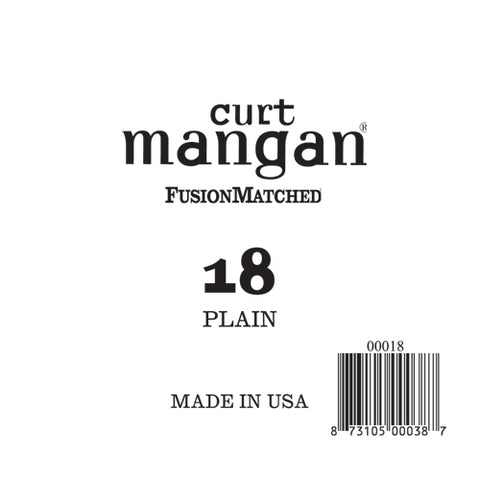 Curt Mangan 18 Plain Ball End Single String - Guitar Gear Pro