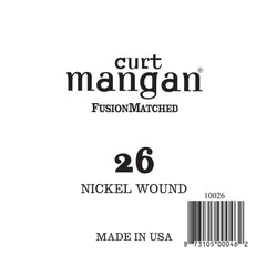 Curt Mangan 26 Nickel Wound Ball End Single String - Guitar Gear Pro