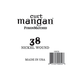 Curt Mangan 38 Nickel Wound Ball End Single String - Guitar Gear Pro