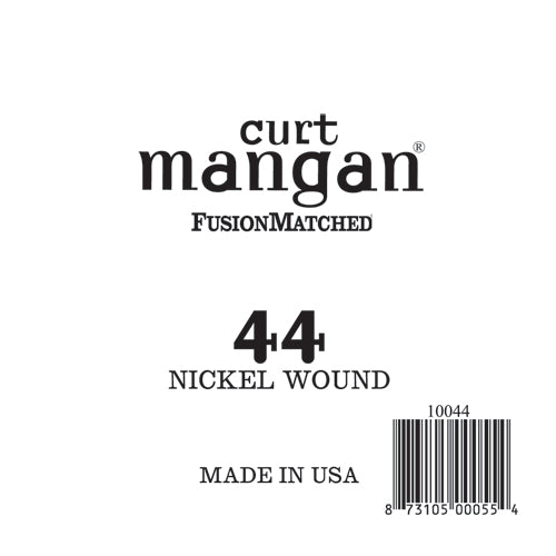Curt Mangan 44 Nickel Wound Ball End Single String - Guitar Gear Pro