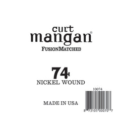 Curt Mangan 74 Nickel Wound Ball End Single String - Guitar Gear Pro