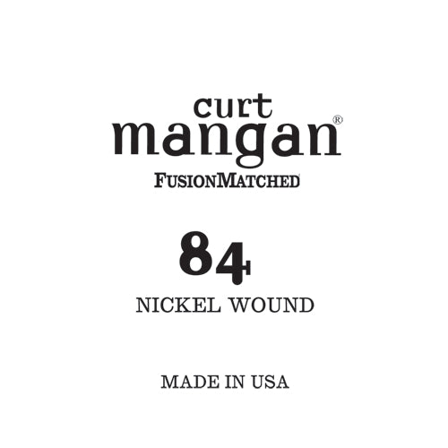 Curt Mangan 84 Nickel Wound Small Ball End Single String - Guitar Gear Pro