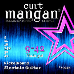 Curt Mangan 9-42 Nickel Wound Electric Guitar Strings - Guitar Gear Pro