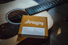 Stringjoy Brights | Super Light Gauge (11-52) 80/20 Bronze Acoustic Guitar Strings - 2