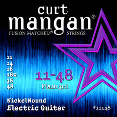 Curt Mangan 11-48 Nickel Wound Electric Guitar Strings - Guitar Gear Pro