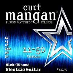 Curt Mangan 11-50 Nickel Wound Electric Guitar Strings - Guitar Gear Pro