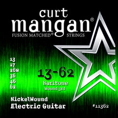 Curt Mangan 13-62 Nickel Wound (Baritone) Set Electric Guitar Strings - Guitar Gear Pro