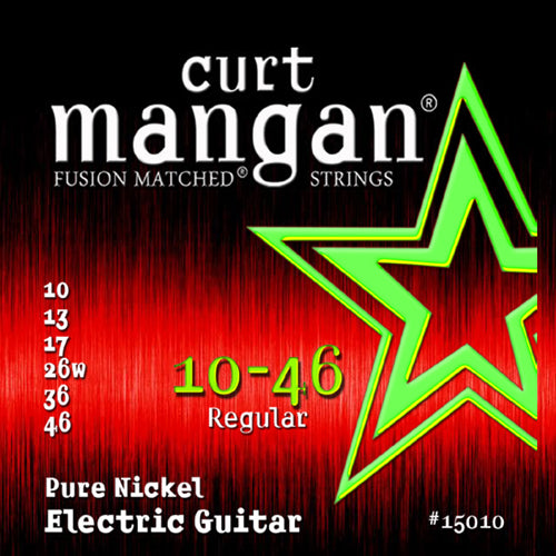 Curt Mangan 10-46 Pure Nickel Wound Set Electric Guitar Strings - Guitar Gear Pro