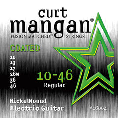 Curt Mangan 10-46 Nickel Wound Coated Electric Guitar Strings - Guitar Gear Pro