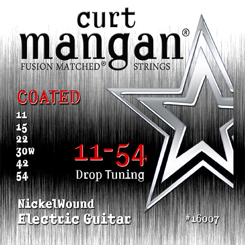 Curt Mangan 11-54 Nickel Wound COATED Electric Guitar Strings - Guitar Gear Pro
