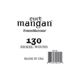 Curt Mangan 130 Nickel Wound Bass Single String - Guitar Gear Pro