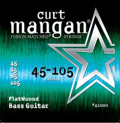 Curt Mangan 45-105 Flatwound Bass Guitar Strings - Guitar Gear Pro