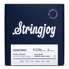 Stringjoy Signatures | Balanced Super Light Plus Gauge (9.5-46) Nickel Wound Electric Guitar Strings guitar gear pro - 0