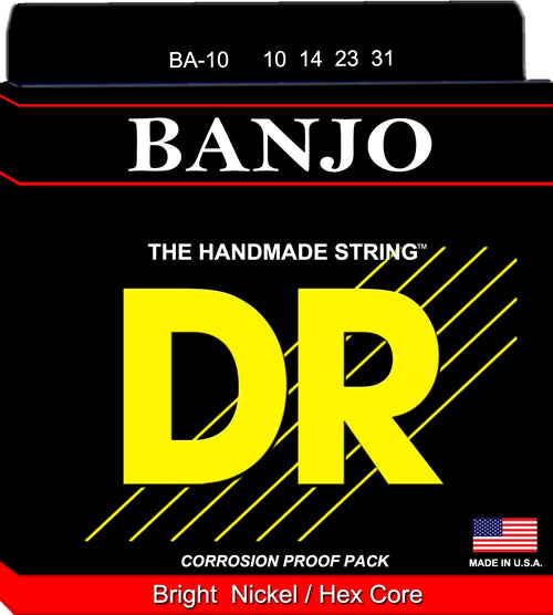 dr strings banjo 5-string 10-12-15-23-10 guitar gear pro