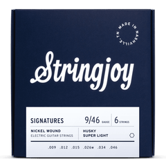 Stringjoy Signatures | Husky Super Light Gauge (9-46) Nickel Wound Electric Guitar Strings guitar gear pro string - 0