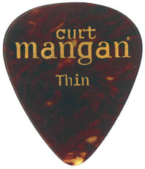 Curt Mangan Thin Celluloid Shell (12-Pak) Guitar Picks - Guitar Gear Pro