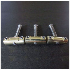 Rutters Brass Straight Compensated Saddles - Guitar Gear Pro
