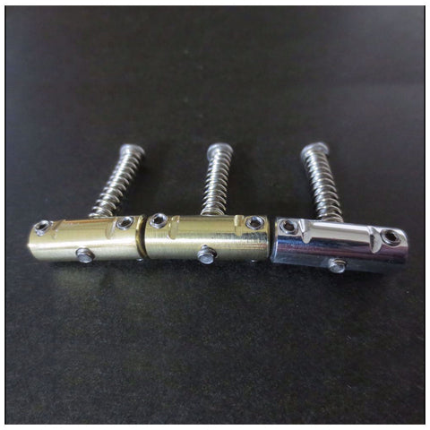 Rutters Brass with Aluminum E/A Straight Comp Saddles - Guitar Gear Pro