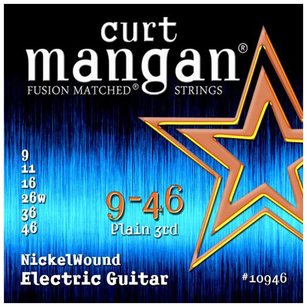 Curt Mangan 9-46 Nickel Wound Electric Guitar Strings - Guitar Gear Pro