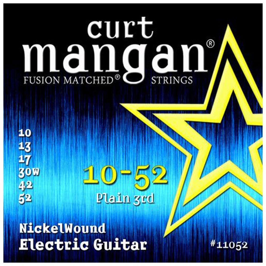 Curt Mangan 10-52 Nickel Wound Electric Guitar Strings - Guitar Gear Pro