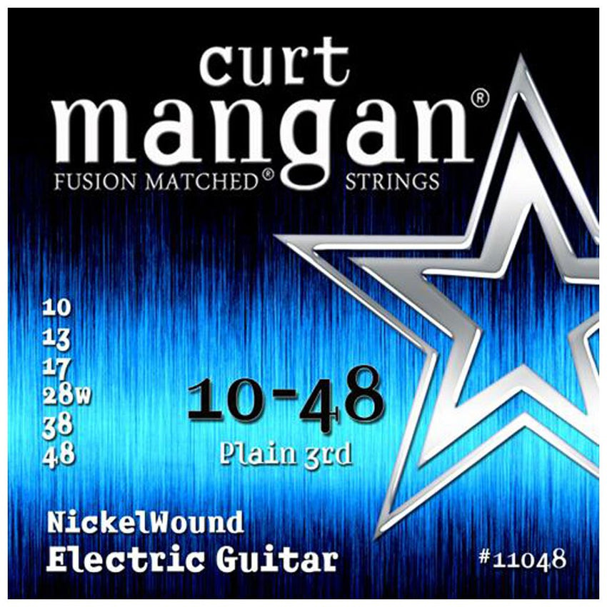 Curt Mangan 10-48 Nickel Wound Set Electric Guitar Strings - Guitar Gear Pro
