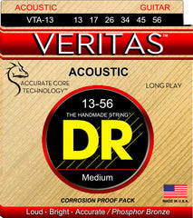 DR Veritas Acoustic Guitar Strings 13-56 Guitar Gear Pro