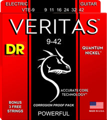 DR Veritas Electric Guitar Strings 9-42 - Guitar Gear Pro