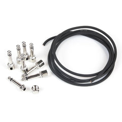evidence audio sis & monorail kit - 8 plugs / 5ft cable - black- guitar gear pro